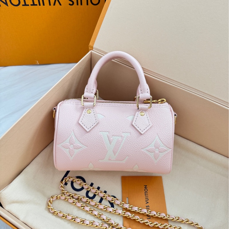 全新全配🈶2025年底購證❤️ lv #speedy #nano #草莓牛奶 #櫻花粉-6