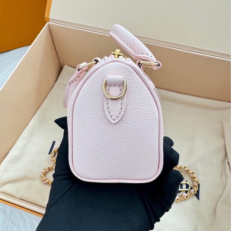 全新全配🈶2025年底購證❤️ lv #speedy #nano #草莓牛奶 #櫻花粉-8