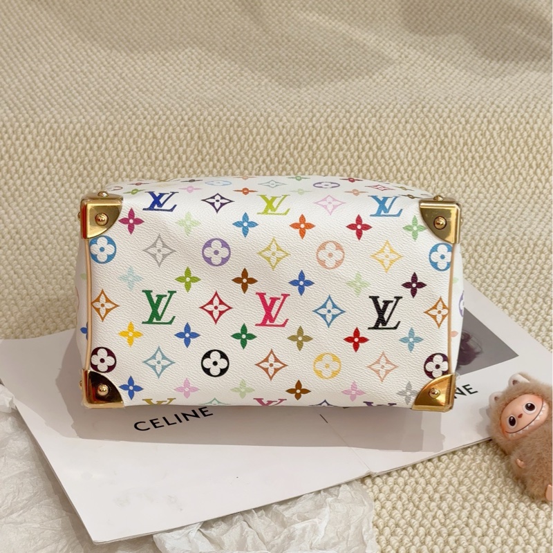 全新全配🌟新款❤️ lv #speedy25 #波士頓 #白三彩 #新款-11