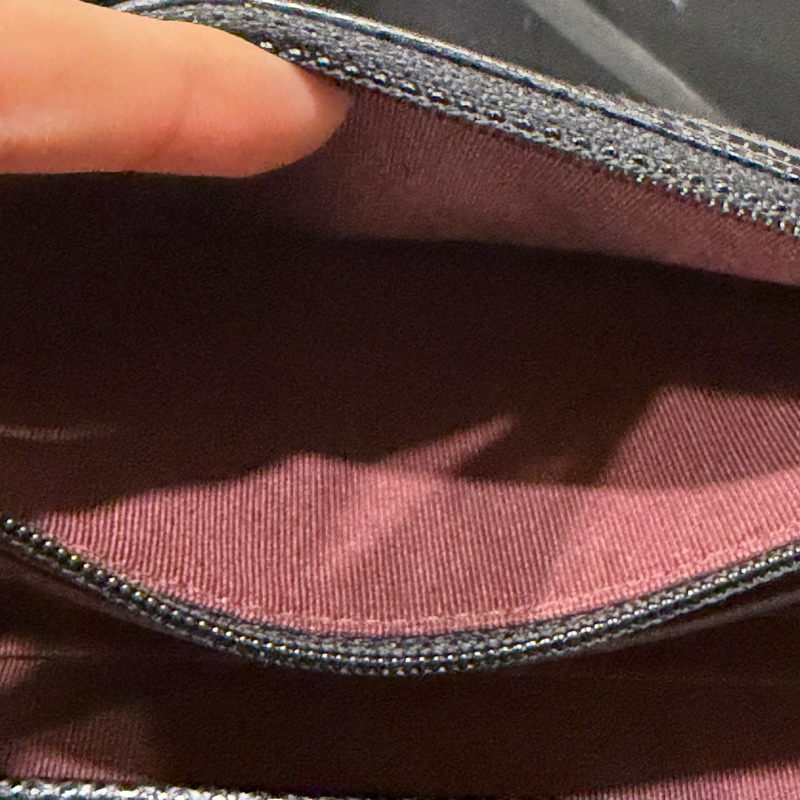 全新全配❤️ 香奈兒 #黑銀 #荔枝皮 #woc #經典款-12