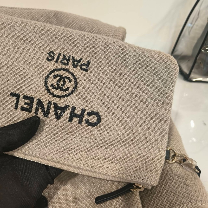 閒置全配❤️晶片款❤️ #香奈兒 #沙灘包 #熊貓 #托特包-3