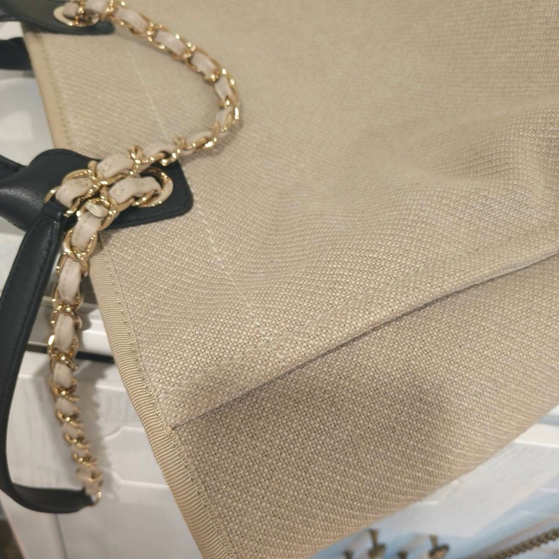 閒置全配❤️晶片款❤️ #香奈兒 #沙灘包 #熊貓 #托特包-5