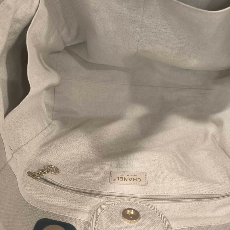 閒置全配❤️晶片款❤️ #香奈兒 #沙灘包 #熊貓 #托特包-15