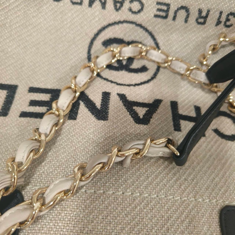 閒置全配❤️晶片款❤️ #香奈兒 #沙灘包 #熊貓 #托特包-18