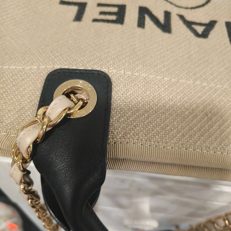 閒置全配❤️晶片款❤️ #香奈兒 #沙灘包 #熊貓 #托特包-20