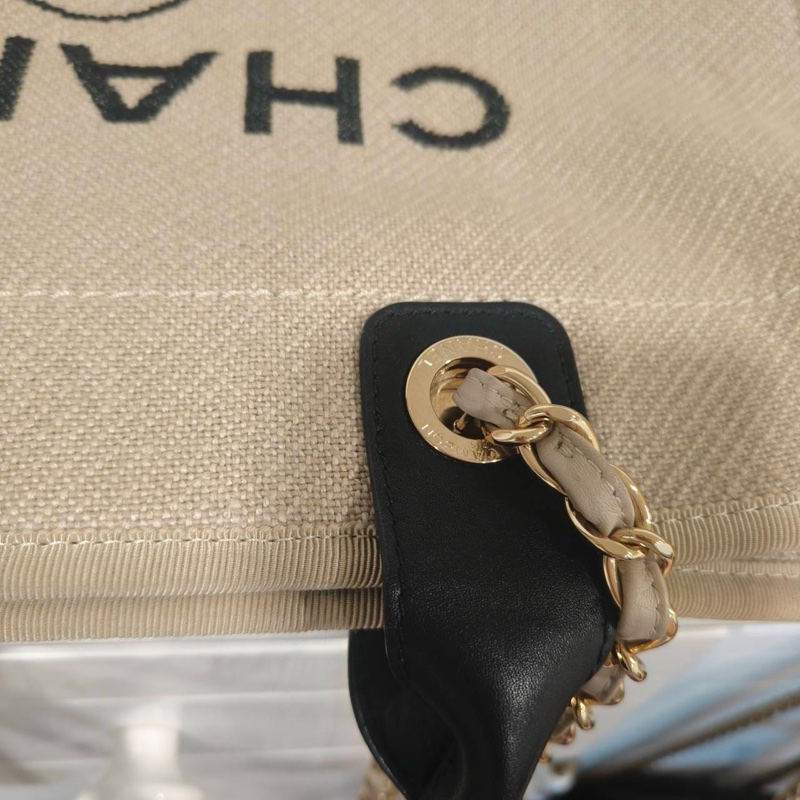 閒置全配❤️晶片款❤️ #香奈兒 #沙灘包 #熊貓 #托特包-21