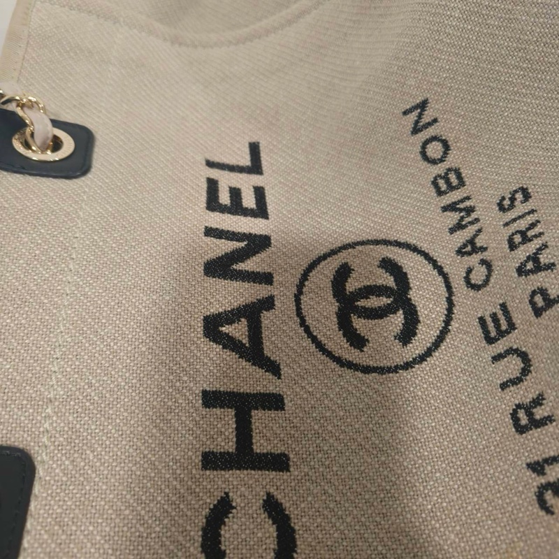 閒置全配❤️晶片款❤️ #香奈兒 #沙灘包 #熊貓 #托特包-22