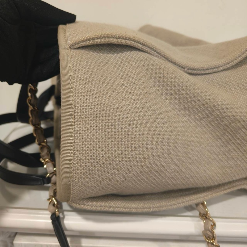 閒置全配❤️晶片款❤️ #香奈兒 #沙灘包 #熊貓 #托特包-25