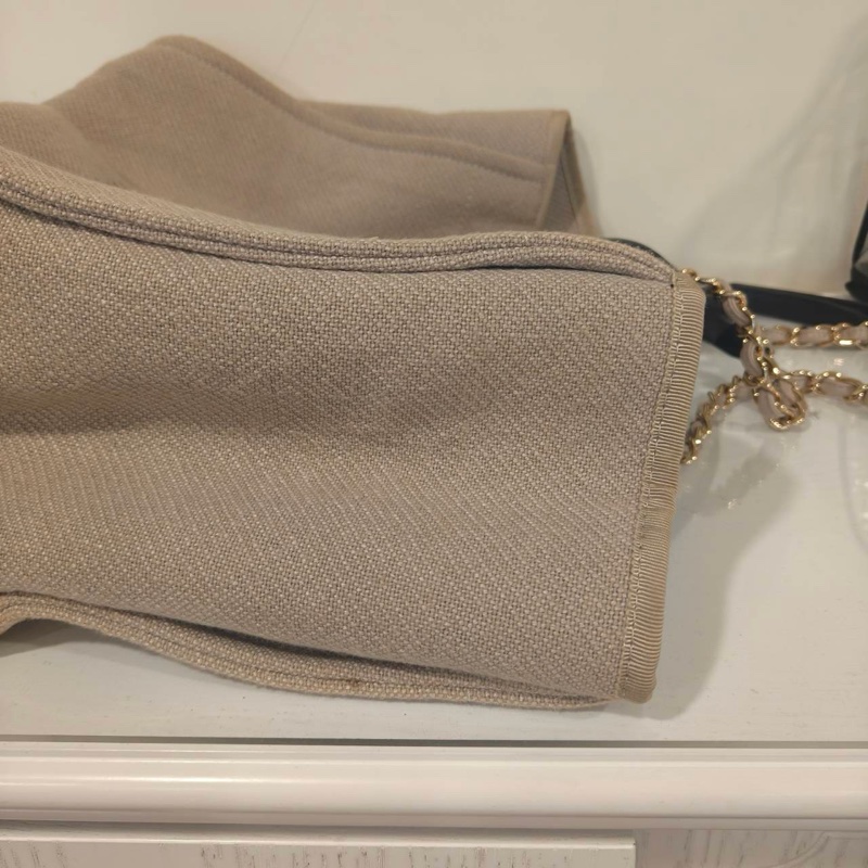 閒置全配❤️晶片款❤️ #香奈兒 #沙灘包 #熊貓 #托特包-30