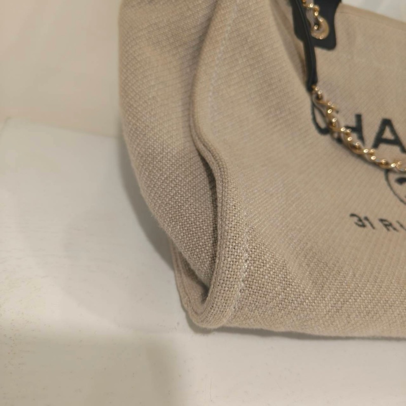 閒置全配❤️晶片款❤️ #香奈兒 #沙灘包 #熊貓 #托特包-37