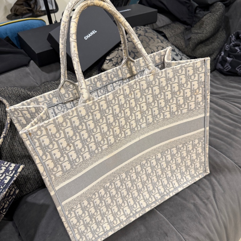 🈶購證❤️ #dior #托特 #booktote #老花 #灰色-7
