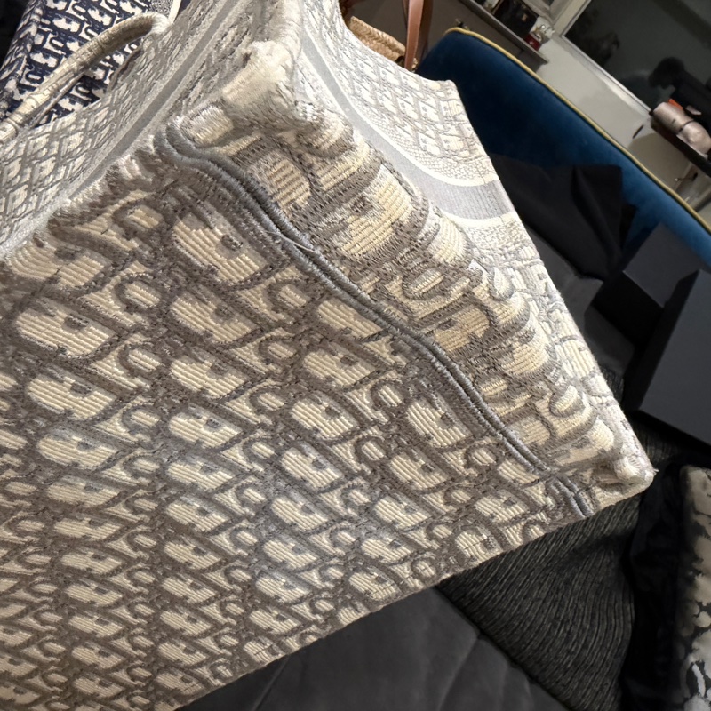 🈶購證❤️ #dior #托特 #booktote #老花 #灰色-11