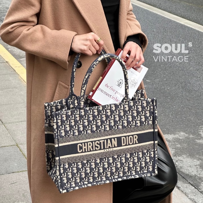 dior #托特 #booktote #老花 #藍色中號-0