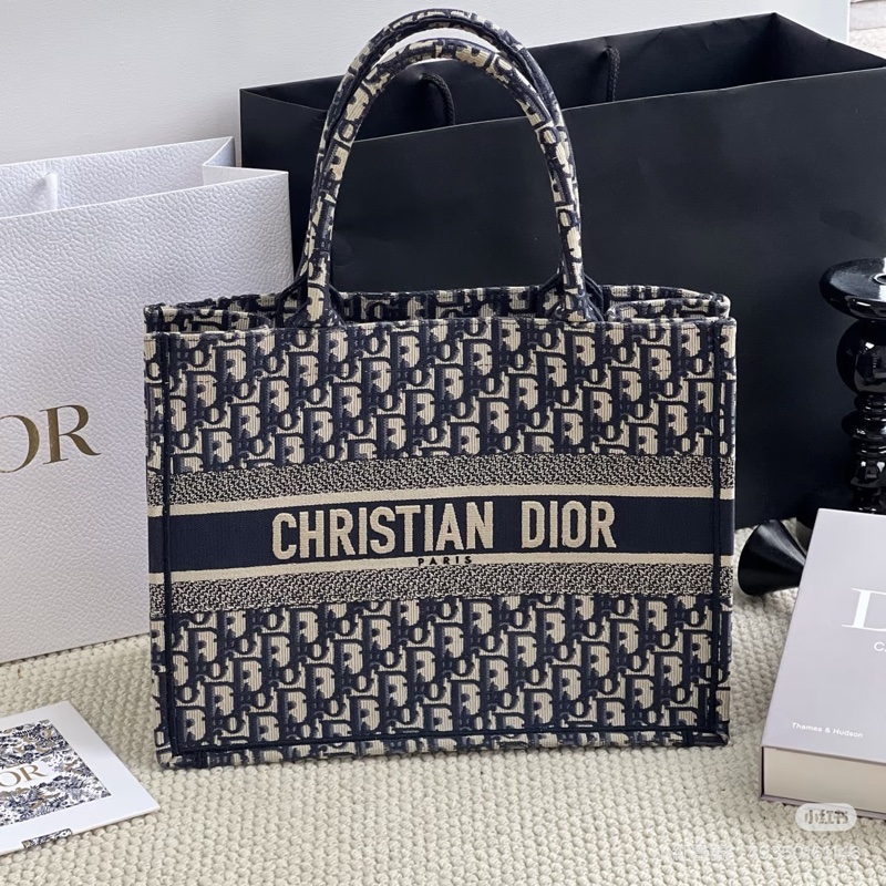 dior #托特 #booktote #老花 #藍色中號-1