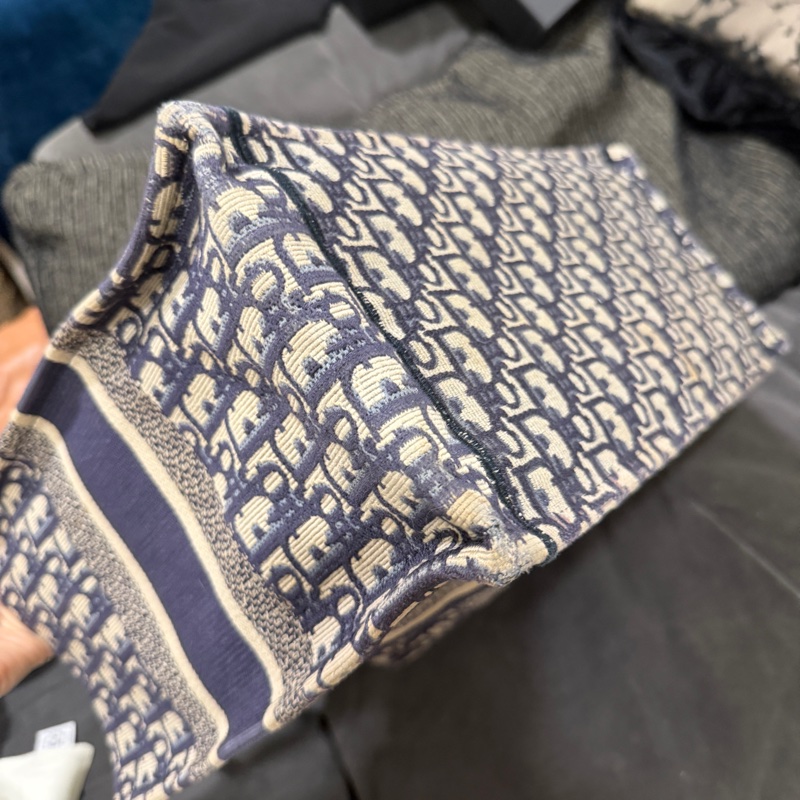 dior #托特 #booktote #老花 #藍色中號-7