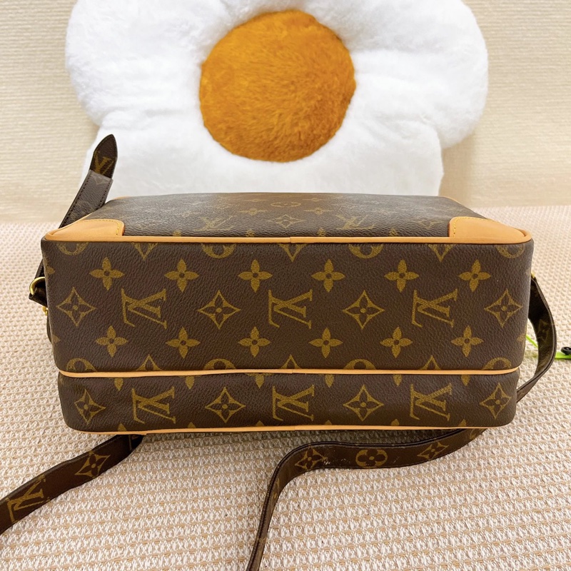 Louis Vuitton •經典老花雙層相機包 專櫃復刻同款-4