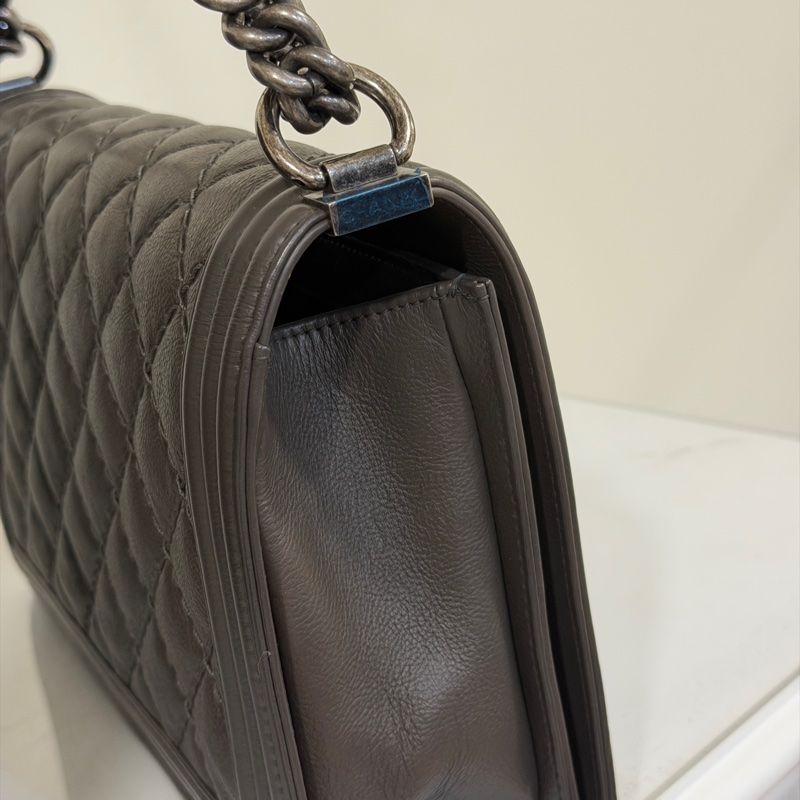 閒置全配❤️ 香奈兒 #灰銀 #leboy #中大號 #28公分-2