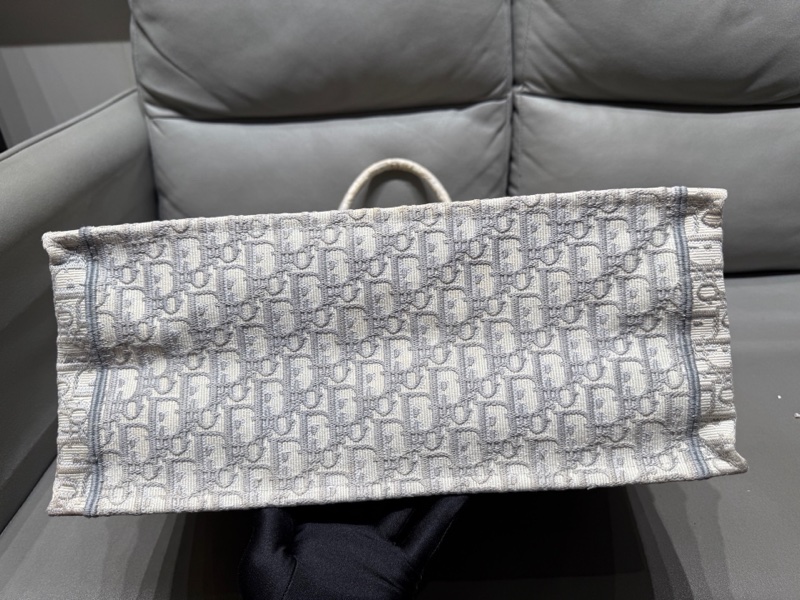 Dior • Book Tote 灰色刺繡托特 大號-6