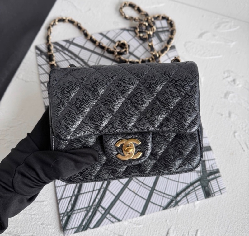 全新全配❤️ 香奈兒 #黑金 #cf17 #荔枝皮 #方胖子-1