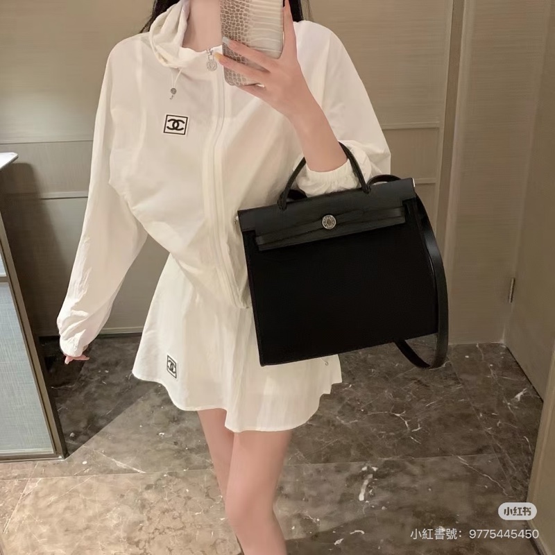 🈶23年購證❤️ 愛馬仕 #herbag31 #黑銀 #zip #帆布-5