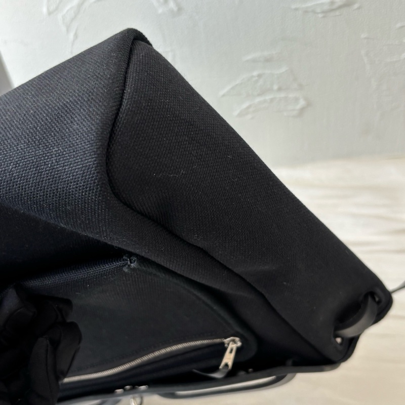 🈶23年購證❤️ 愛馬仕 #herbag31 #黑銀 #zip #帆布-12