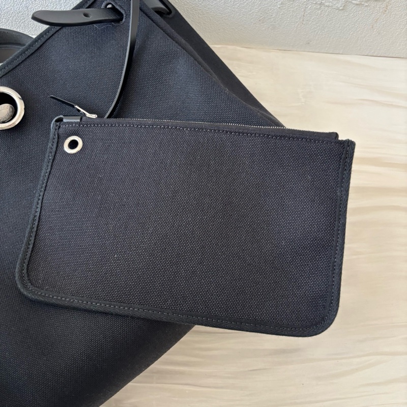 🈶23年購證❤️ 愛馬仕 #herbag31 #黑銀 #zip #帆布-18