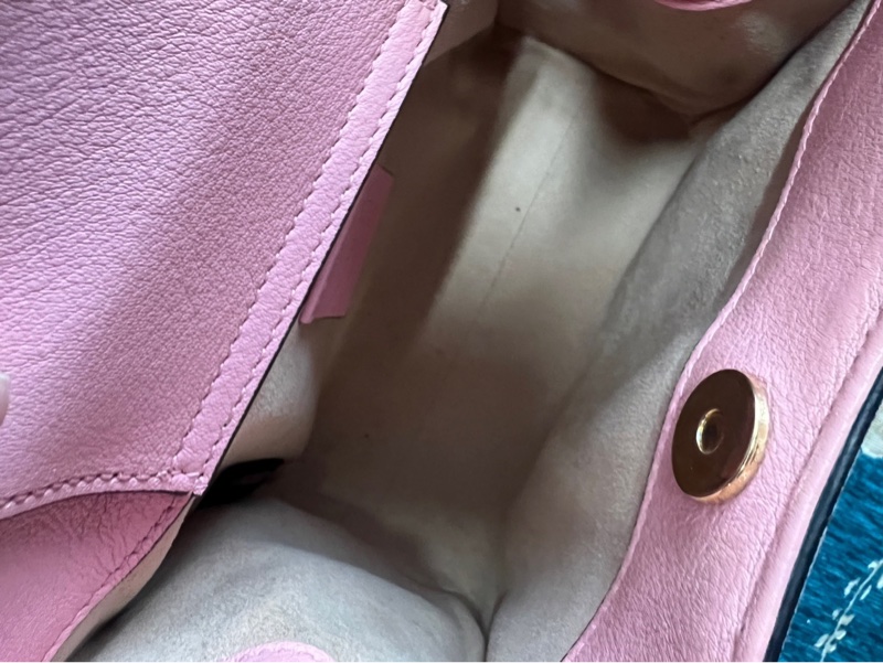 Gucci • Diana 櫻花粉竹節手柄Mini托特包-8