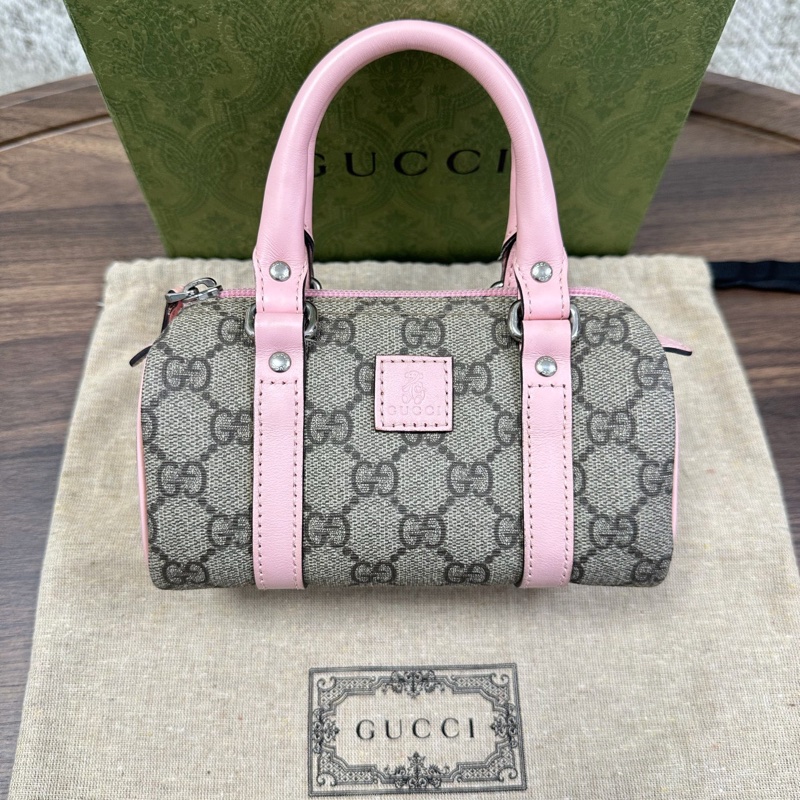 Gucci • 經典老花拼皮 Mini Speedy-1