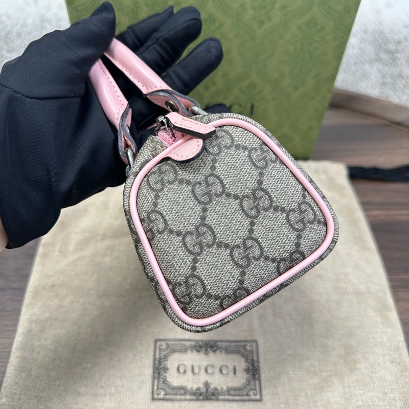 Gucci • 經典老花拼皮 Mini Speedy-3