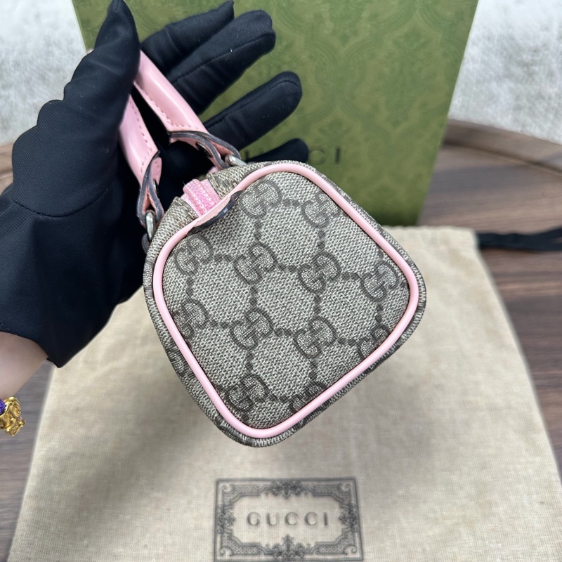 Gucci • 經典老花拼皮 Mini Speedy-6