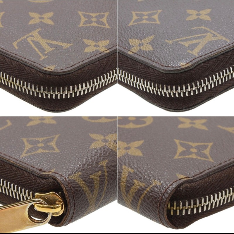 日本二手／LV／拉鏈錢包／零錢袋+8卡+3鈔層-8