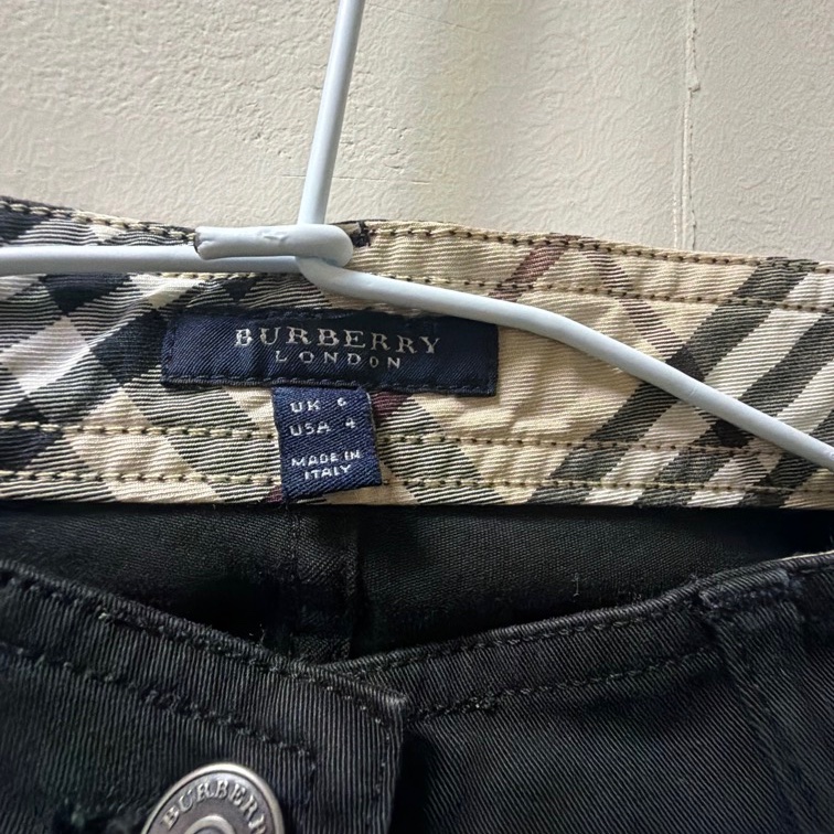 Burberry 黑色 休閒長褲 義大利 新品-4