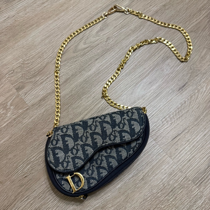 瑞奇二手精品 Dior 滿版 化妝包 側背包-5