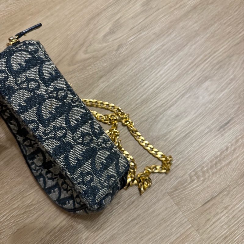 瑞奇二手精品 Dior 滿版 化妝包 側背包-6