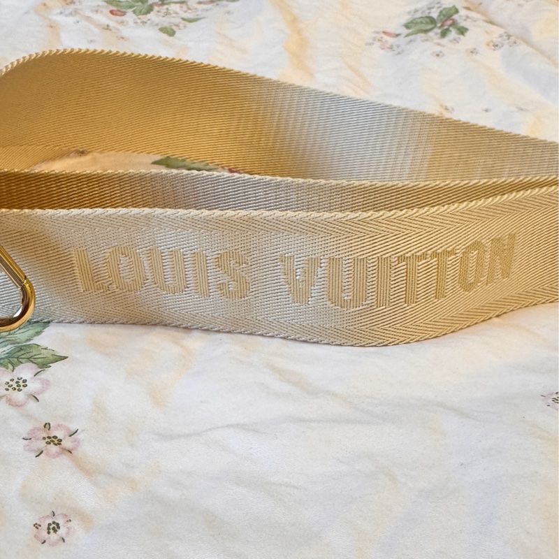 全新LV 可調節布面織紋背帶-2