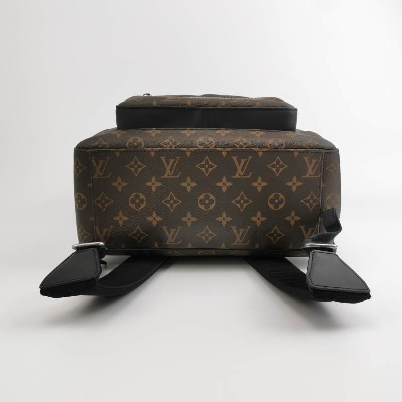 Louis Vuitton (LV) Josh牛皮Monogram印花雙肩包-5