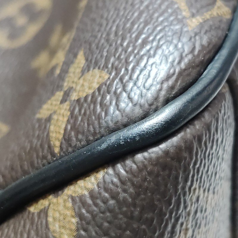 Louis Vuitton (LV) Josh牛皮Monogram印花雙肩包-16