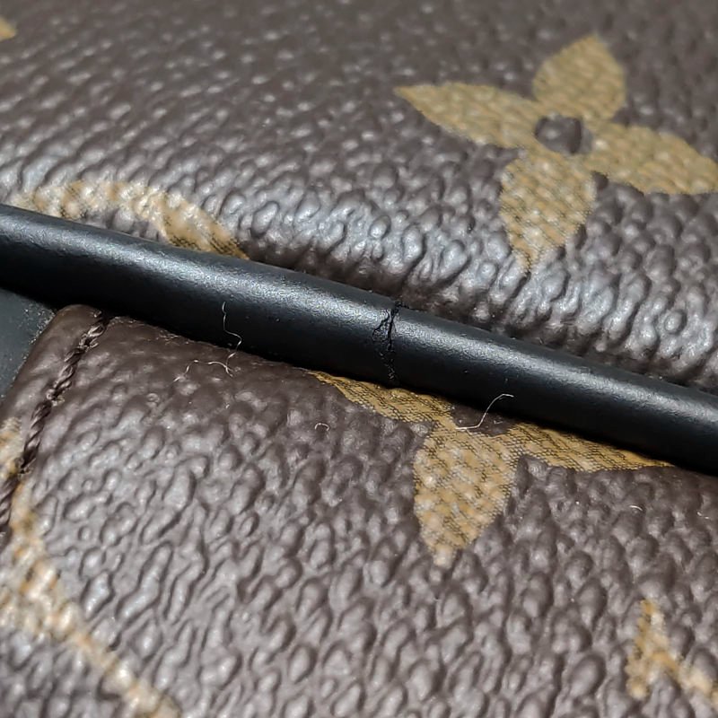 Louis Vuitton (LV) Josh牛皮Monogram印花雙肩包-17