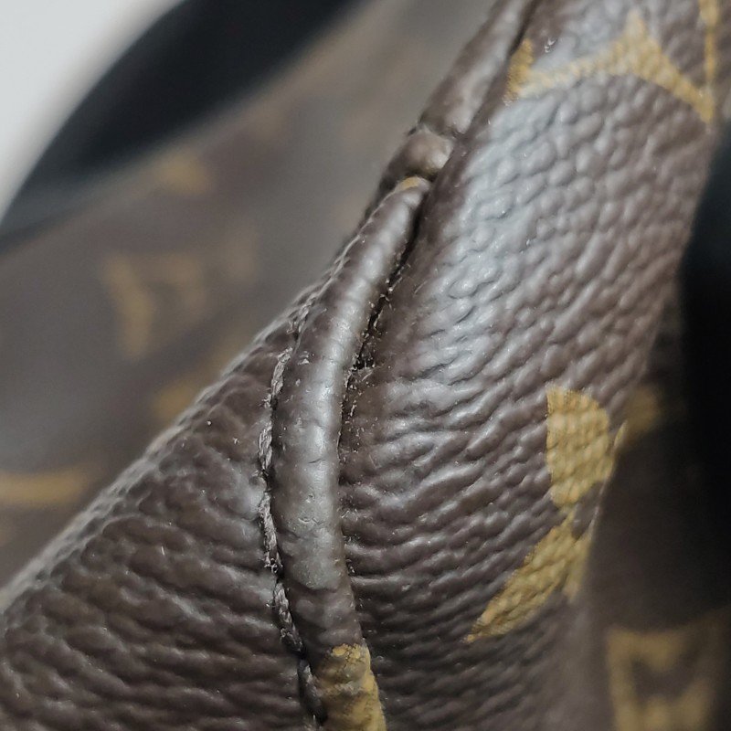 Louis Vuitton (LV) Josh牛皮Monogram印花雙肩包-20