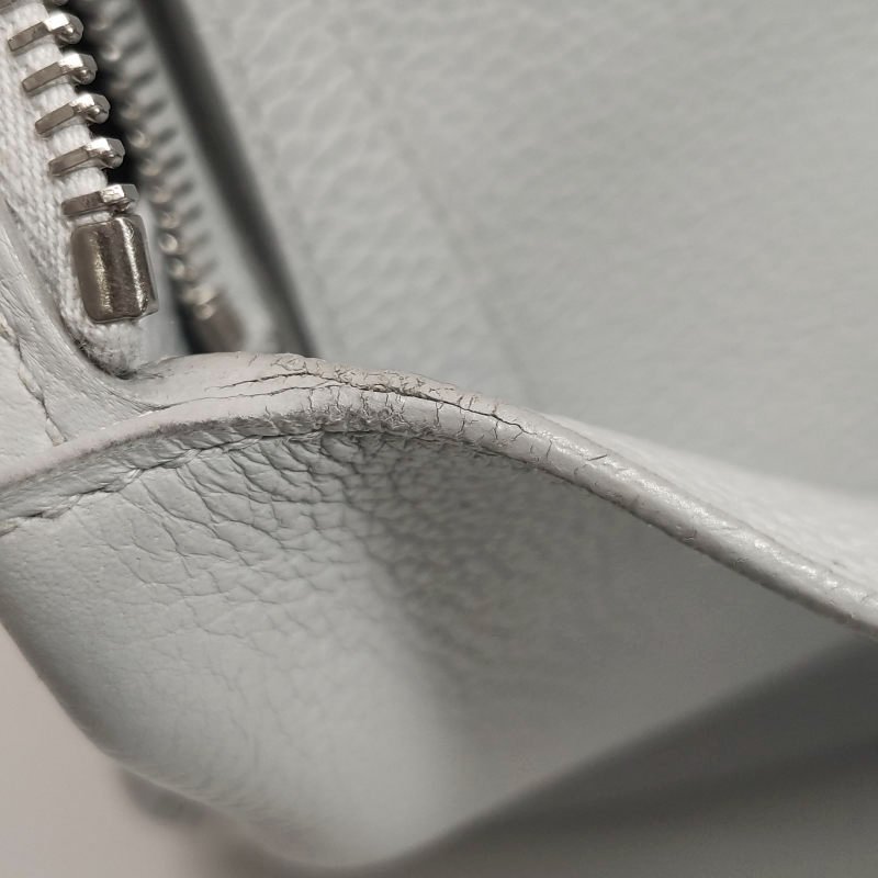 Hermes Lindy30純色旋扣單肩包Clemence（TC）牛皮銀扣08聖杯藍T刻-29