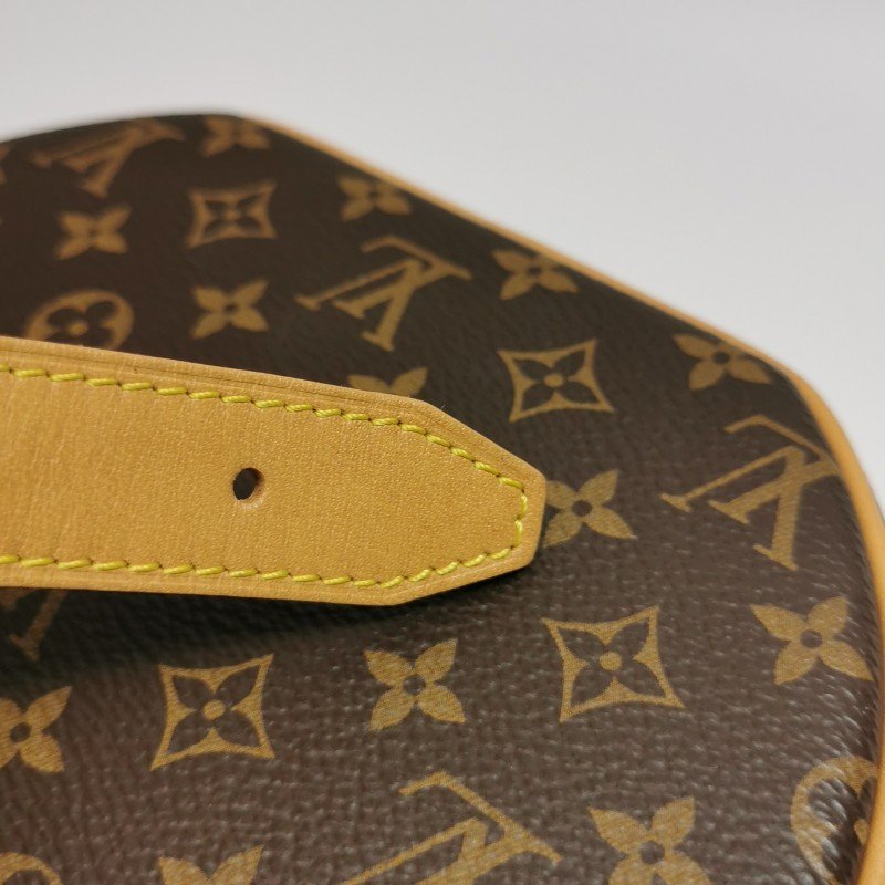 Louis Vuitton (LV) Boite Chapeau小號植鞣革Monogram印花圓餅包斜挎包單肩包芯片款-21