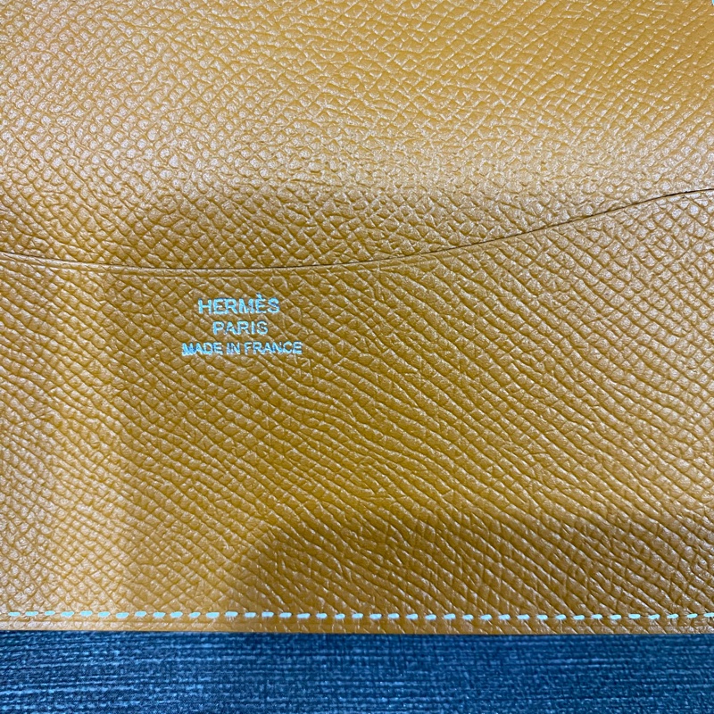 HERMES金棕色筆記本-5
