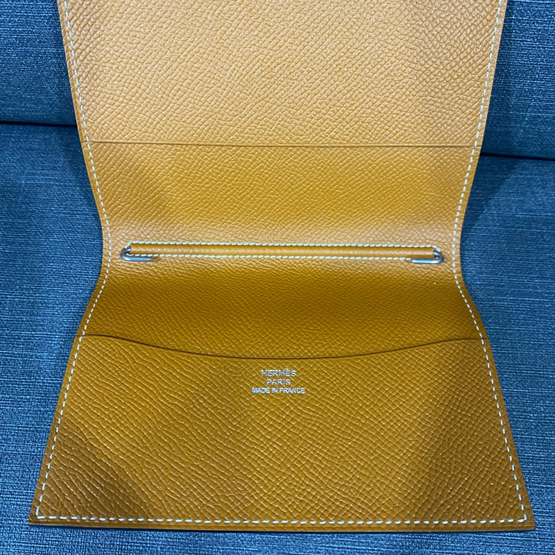HERMES金棕色筆記本-6