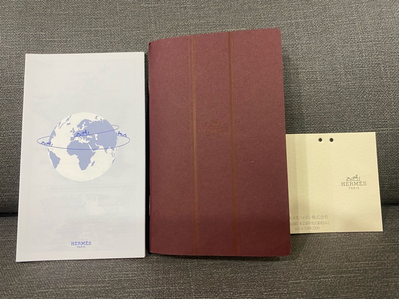 HERMES金棕色筆記本-8