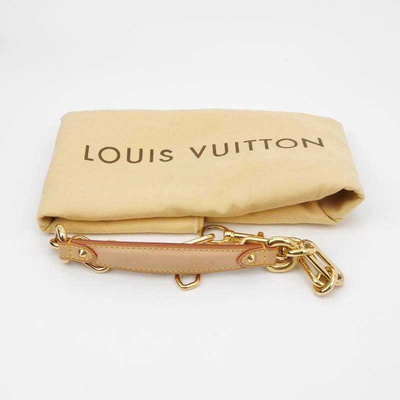 Louis Vuitton (LV) Judy植鞣革白三彩鏤空提手單肩包-8
