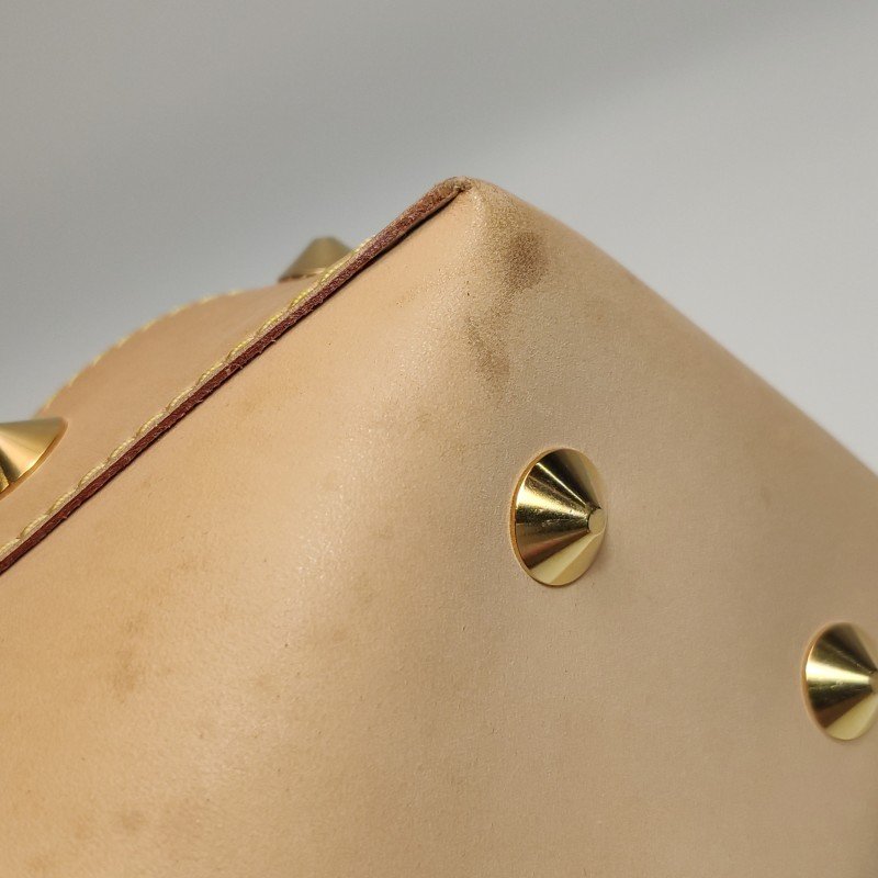 Louis Vuitton (LV) Judy植鞣革白三彩鏤空提手單肩包-20