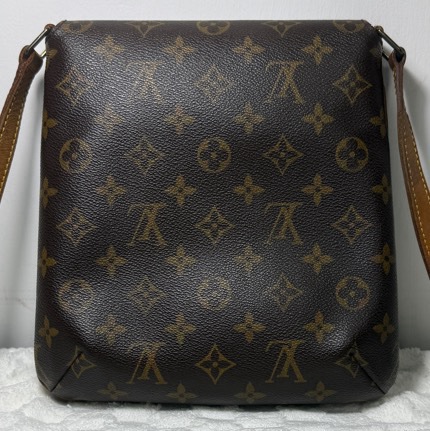 LV M51387 老花掀蓋斜背王妃包-6