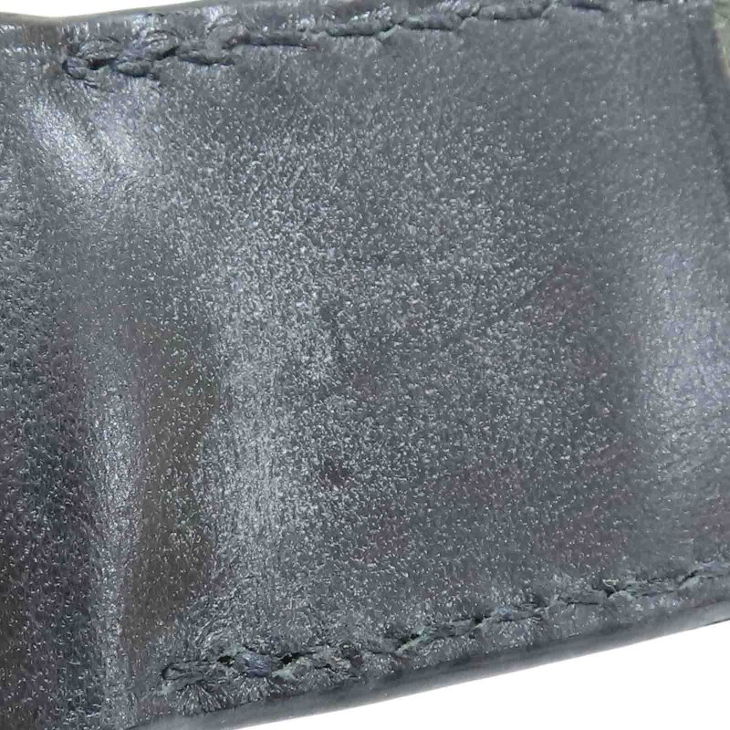 HERMES 愛馬仕 黑色牛皮 Etriviere 皮帶 口N刻-10