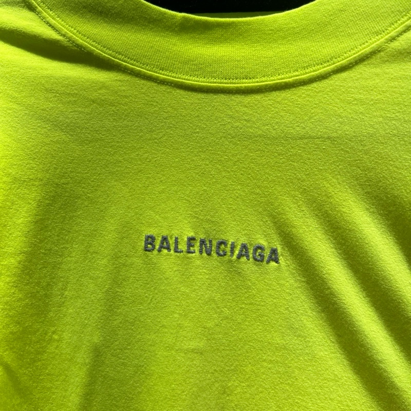 Balenciaga巴黎世家 螢光綠短袖M-2