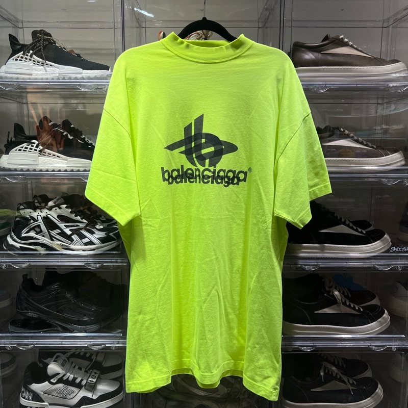 balenciaga巴黎世家 幻影螢光短袖1碼-0
